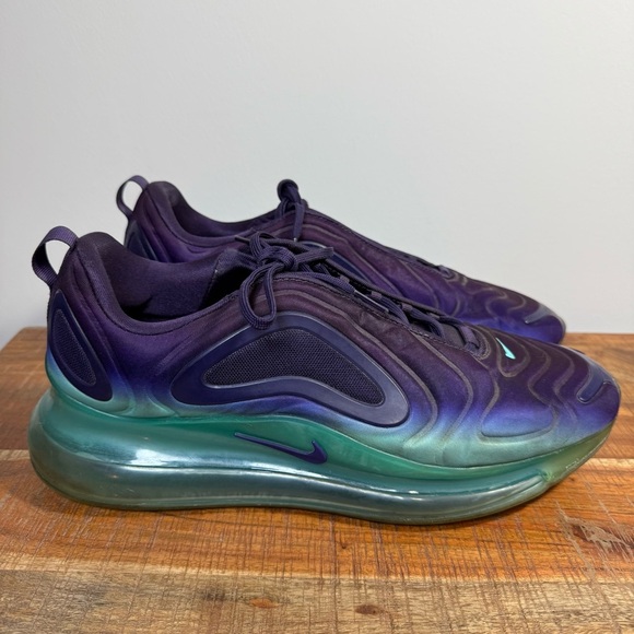 Nike Air Max 720 Purple and Green Sneakers, Men’s 13 - Picture 1 of 8